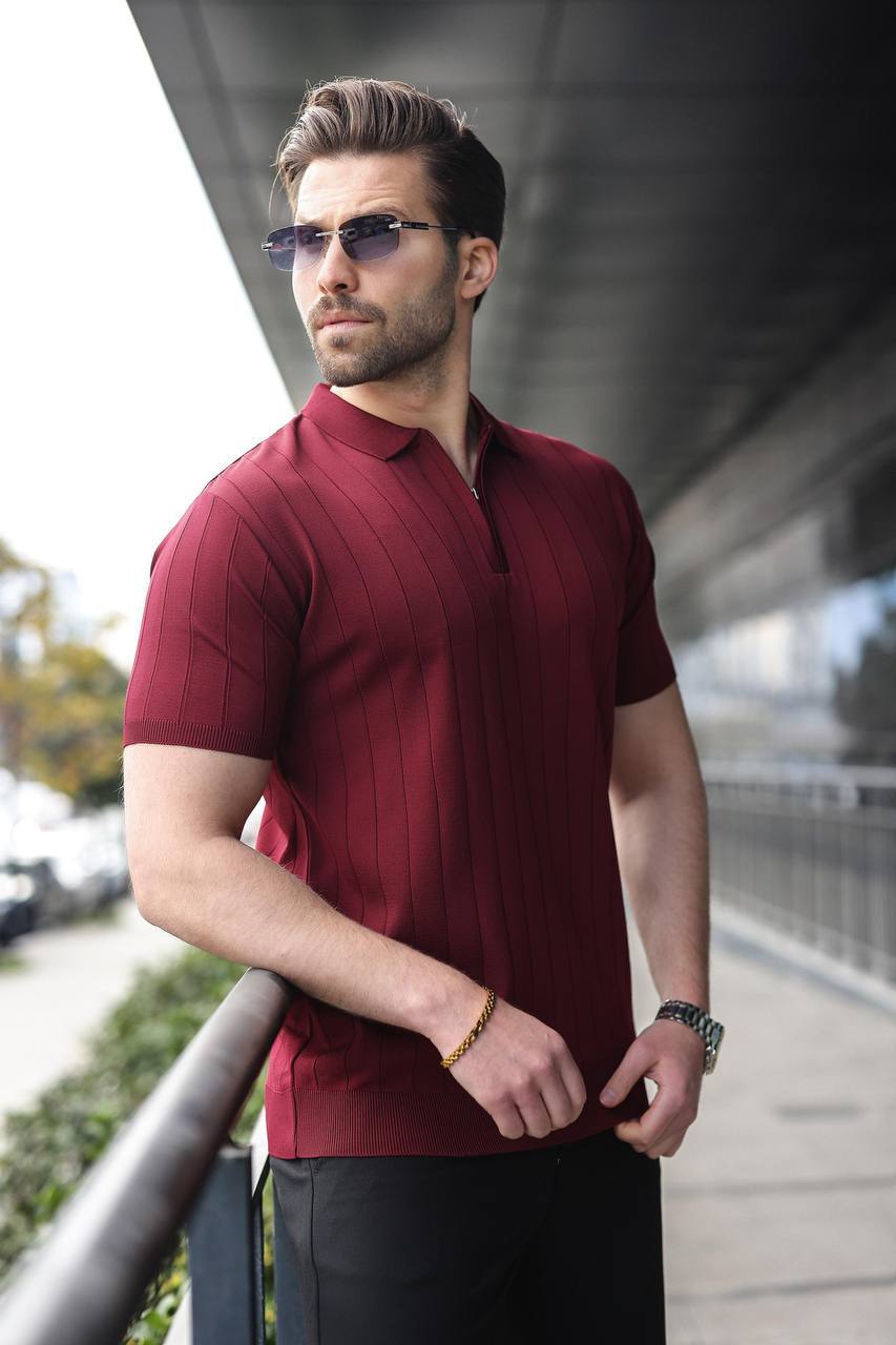 Classic Zip Knit Polo
