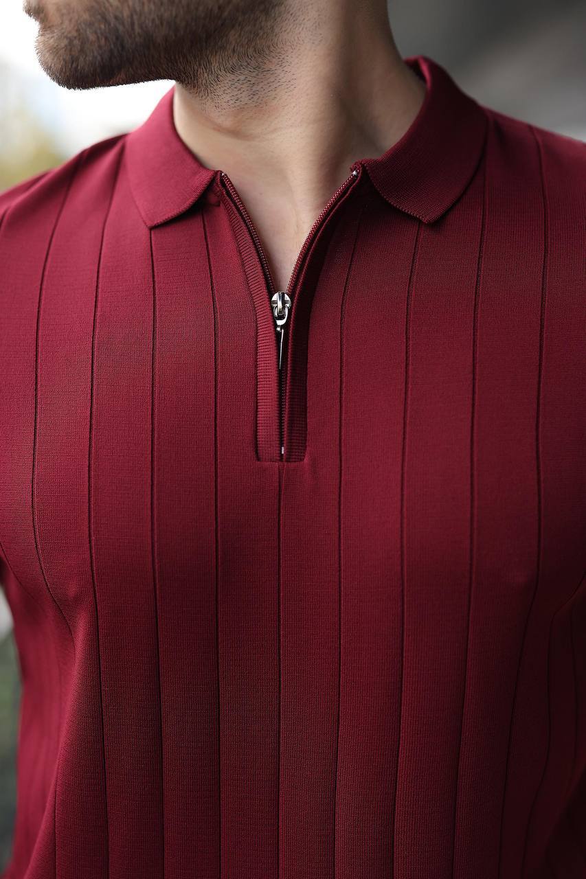 Classic Zip Knit Polo