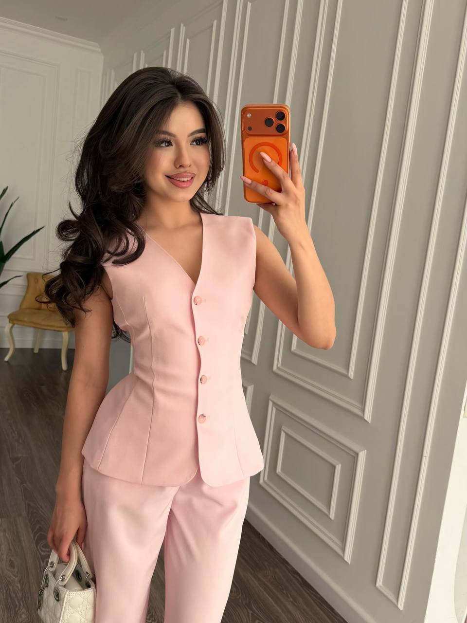 Chic Lace-Up Two-Piece Set